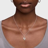 Кулон на цепи из серебра