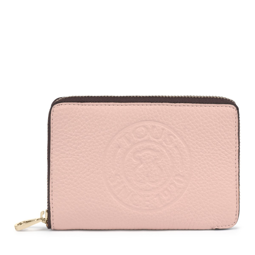 Маленький кошелек New Leissa из бледно-розовой кожи фото 2