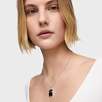 Кулон Icon Color из серебра с ониксом