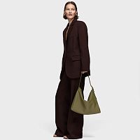 Сумка-хобо Fold из натуральной кожи