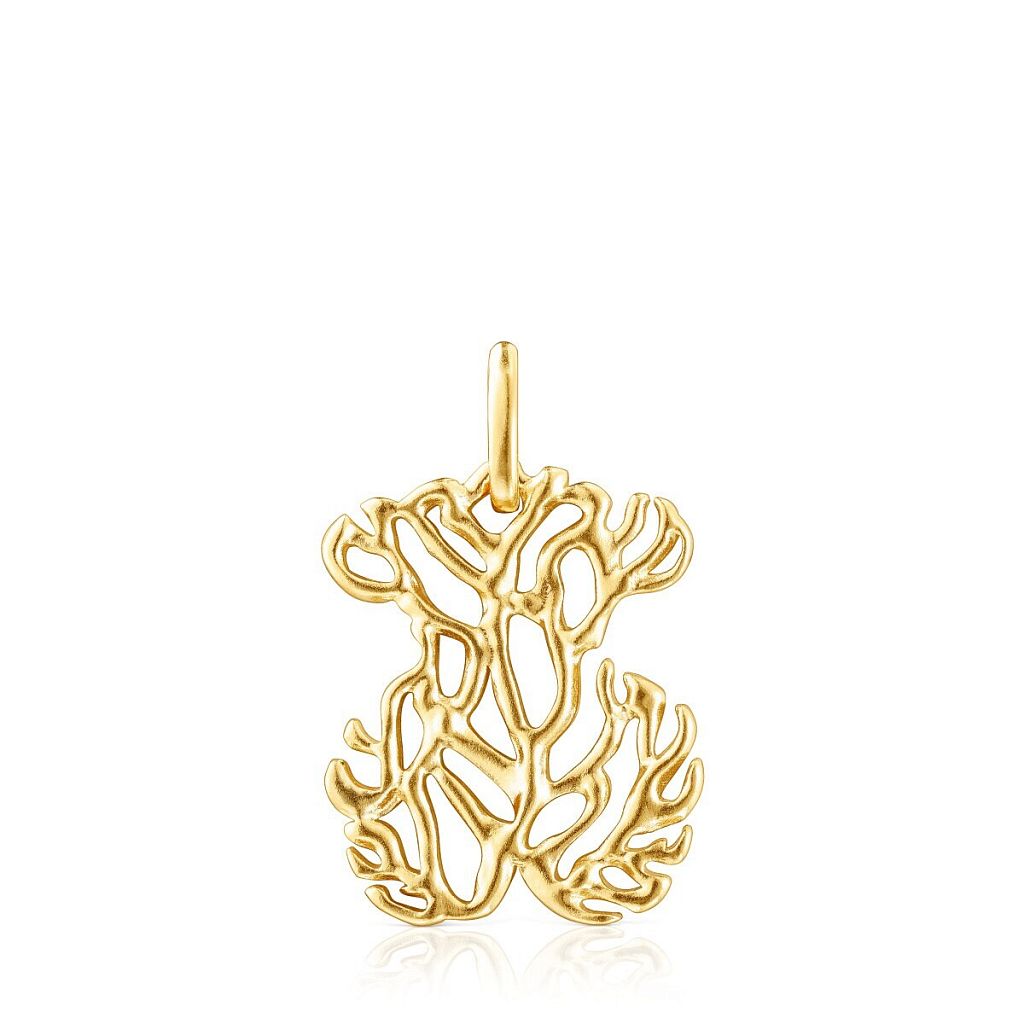 Кулон Oceaan из вермеля в форме медвежонка