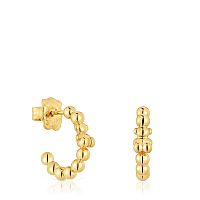 Серьги-креолы Gloss из вермеля