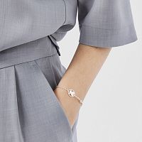 Браслет Camee из серебра с жемчугом