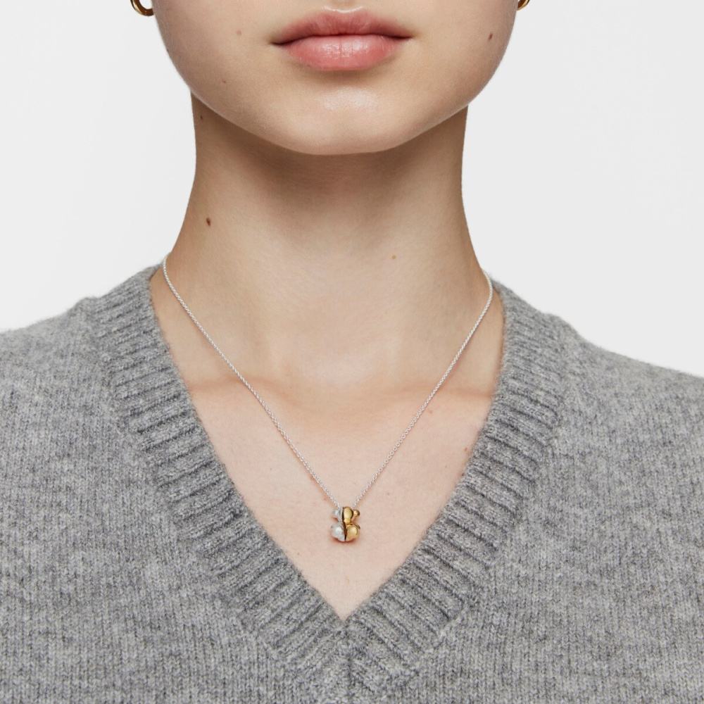 Колье из серебра и вермеля фото 7