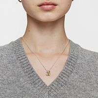 Колье из серебра и вермеля