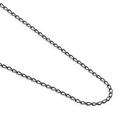 Средняя цепочка TOUS Chain из овальных колец из темного серебра