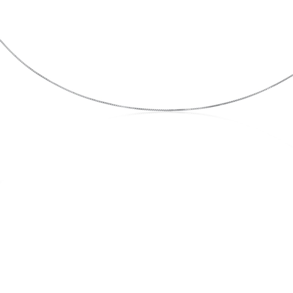 Колье-чокер TOUS Chain из белого золота на тонком шнурке, 45 см фото 3
