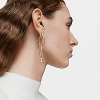 Серьги Hold Oval из серебра