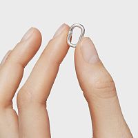 Соединительное кольцо Hold Oval из серебра