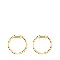 Серьги-кольца Les Classiques из золота с бриллиантами