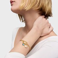 Кулон Medallions из вермеля с голубым топазом