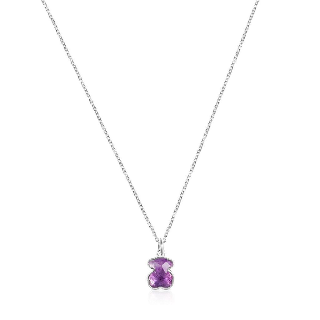 Колье Icon Color из серебра с аметистом