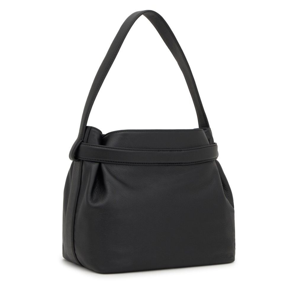 Сумка-хобо из натуральной кожи фото 3