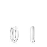 Овальные серебряные серьги TOUS Basics