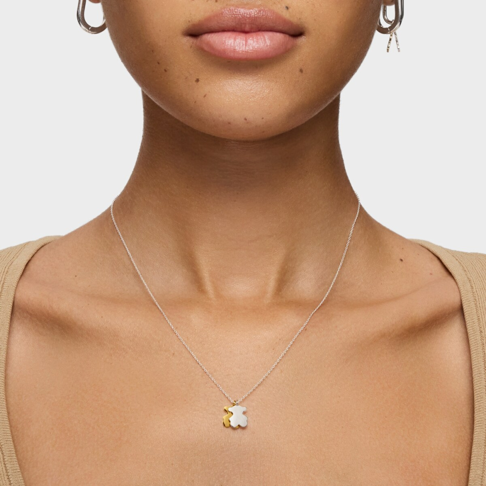 Колье из серебра и вермеля фото 6