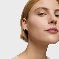 Серьги из вермеля с ониксом