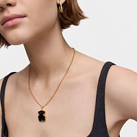 Кулон из вермеля с ониксом