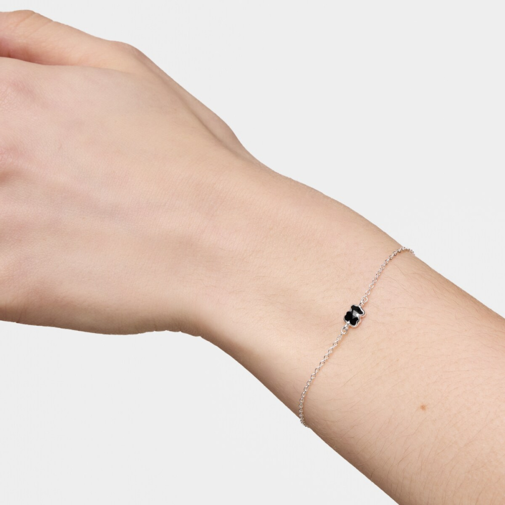 Браслет Icon Color из серебра с ониксом фото 6