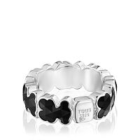 Кольцо из серебра с ониксом