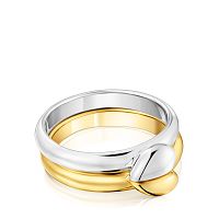 Сет колец из серебра и вермеля
