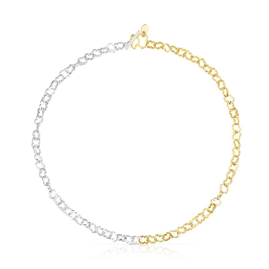 Колье из серебра и вермеля