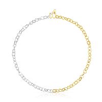 Колье из серебра и вермеля