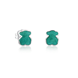 Серьги New Color из серебра с амазонитом