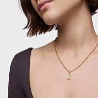 Кулон Medallions из вермеля с кварцем