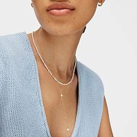 Колье Gloss из вермеля с жемчугом
