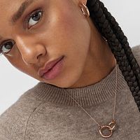 Серьги-кольца Basics из вермеля