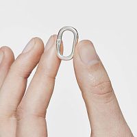 Соединительное кольцо Hold Oval из серебра