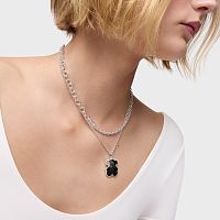 Кулон Icon Color из серебра с ониксом