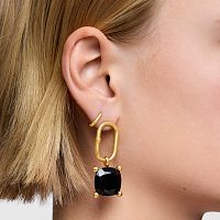 Кулон Color Black из вермеля с ониксом