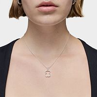 Кулон на цепи из серебра