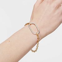 Соединительное кольцо Hold Oval из серебра