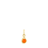 Кулон Alma Motif из вермеля с сердоликом