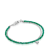 Браслет из серебра и халцедона