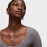 Кулон на цепи из серебра