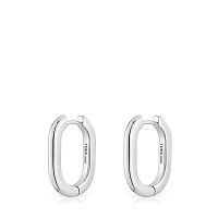 Серьги-кольца Basics из серебра