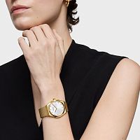 Часы Karat Round Mesh из стали с IPG-покрытием