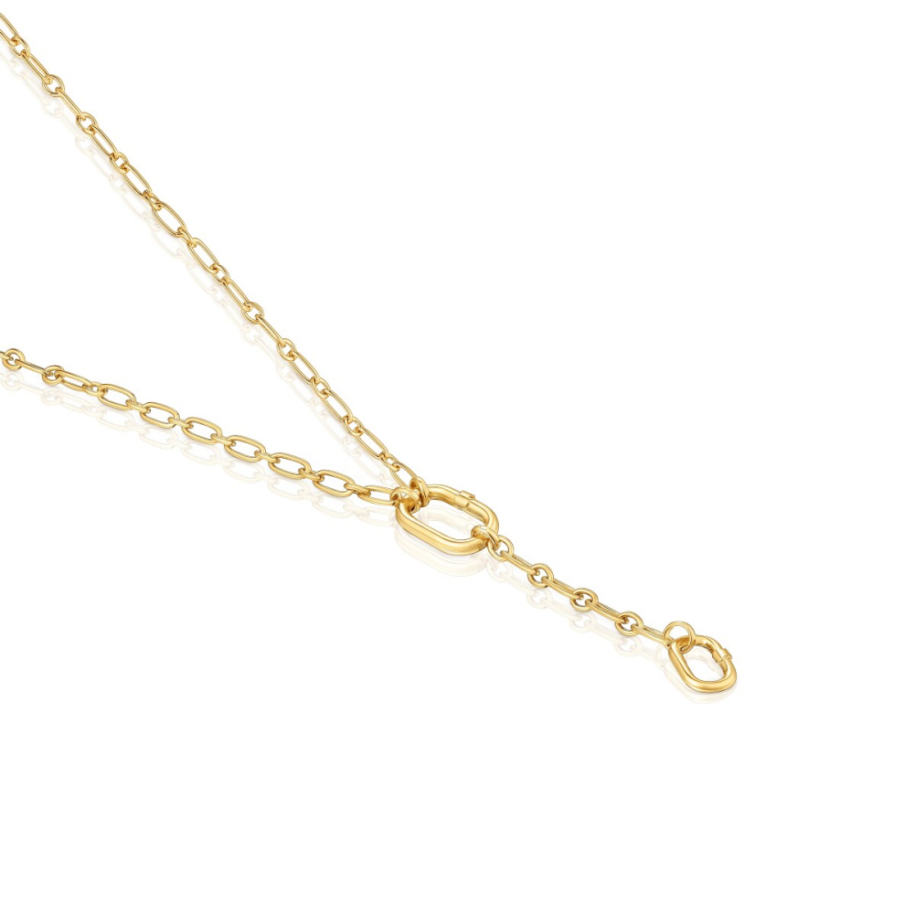 Колье Hold Oval из вермеля фото 4