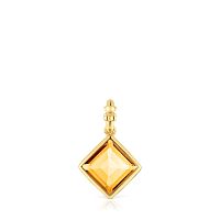Кулон Medallions из вермеля с цитрином. 