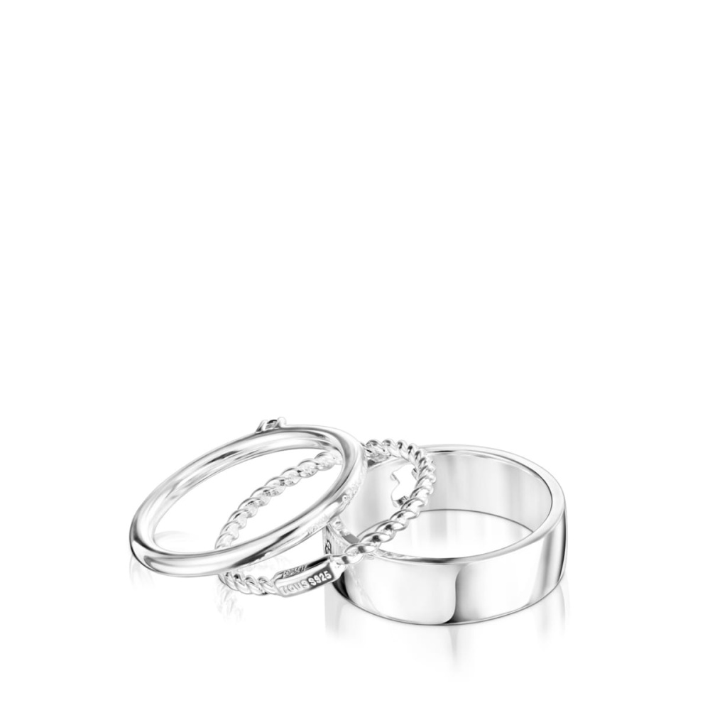 Набор колец TOUS Ring Mix из серебра со шпинелью фото 4