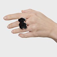 Кольцо из серебра с ониксом