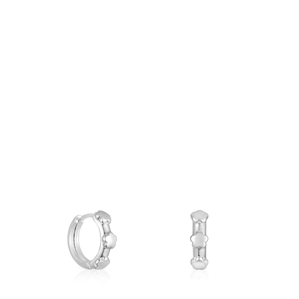 Серьги Bold Motif из серебра фото 2