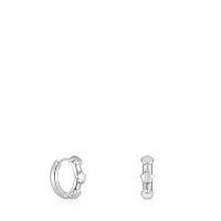 Серьги Bold Motif из серебра