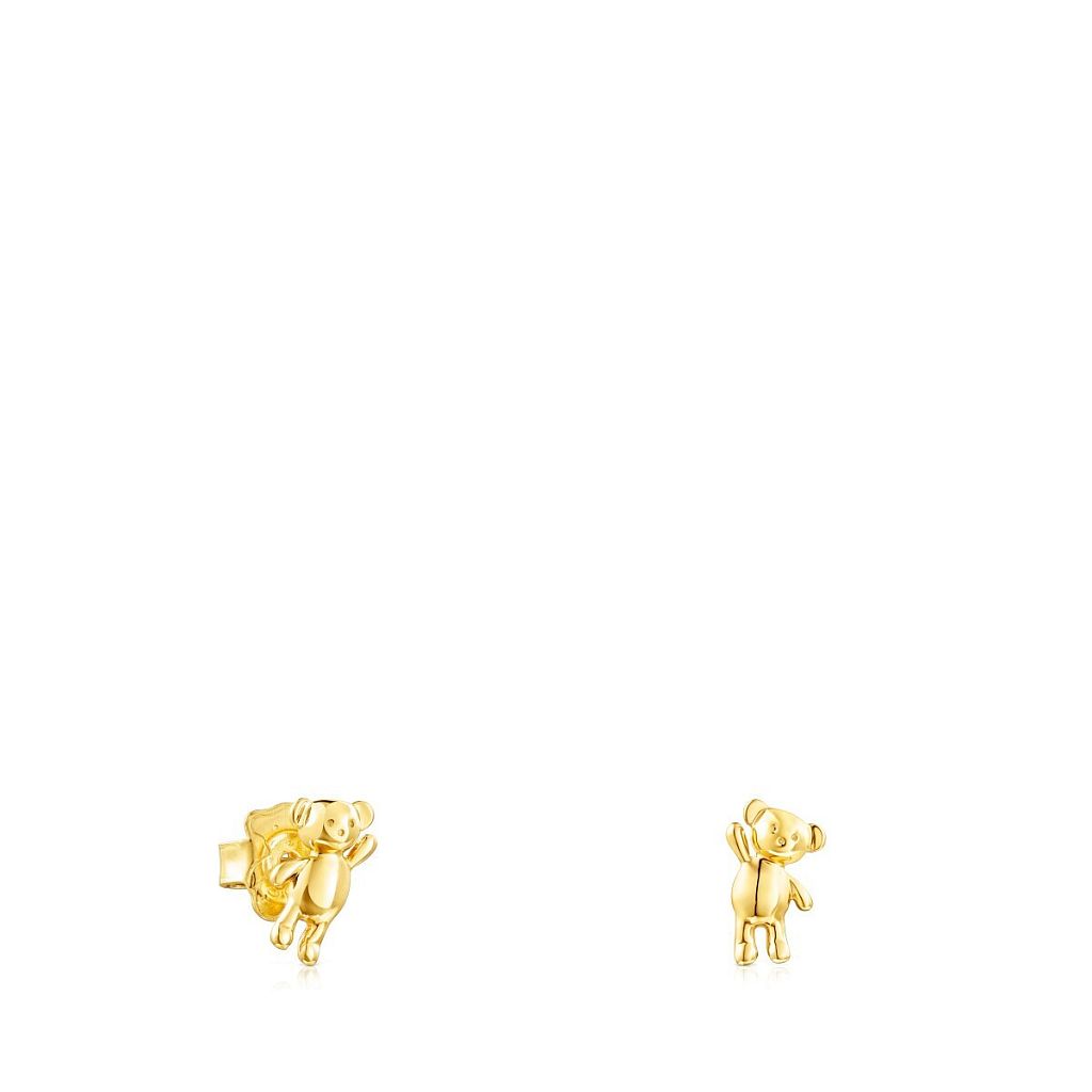 Серьги Teddy Bear из вермеля