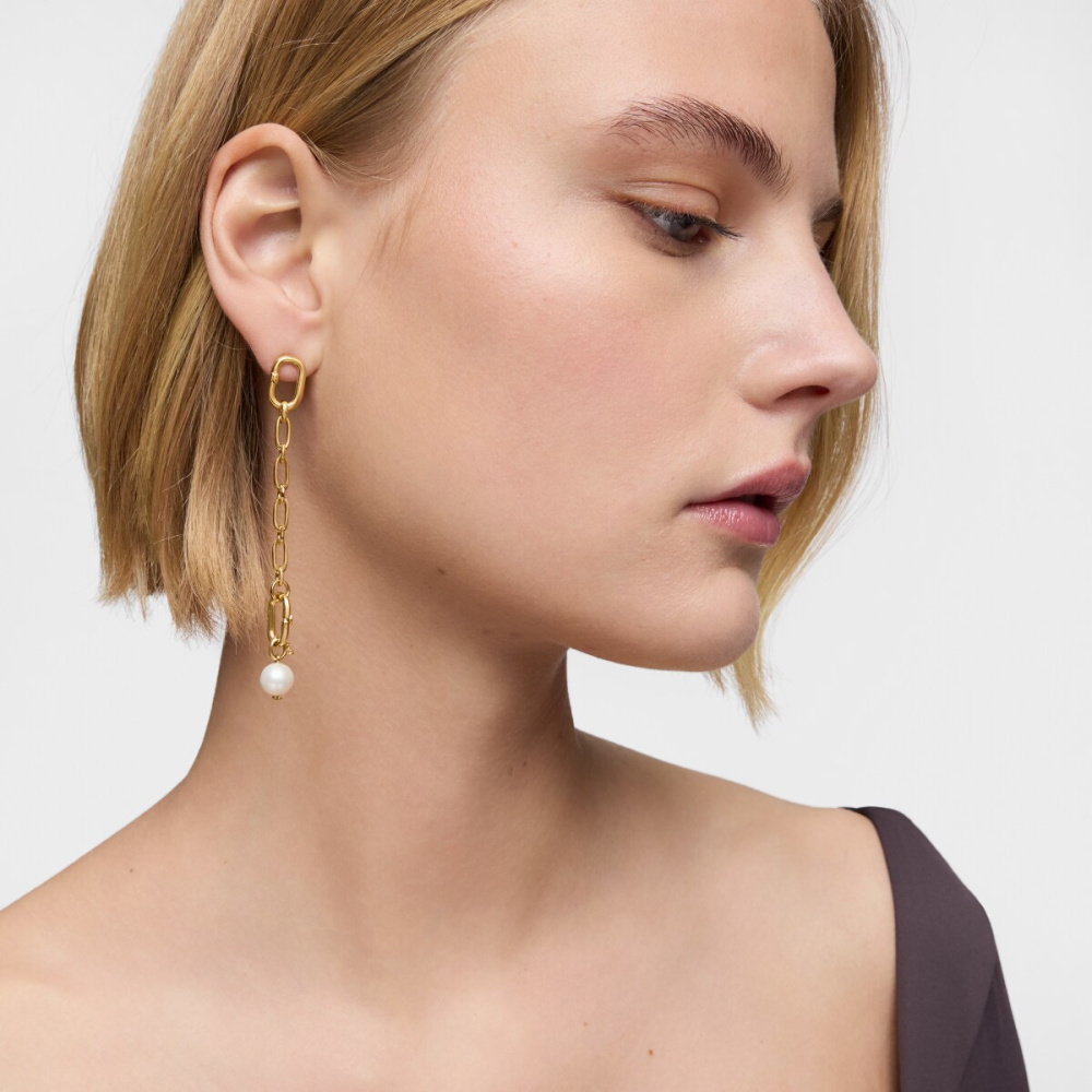 Колье Hold Oval из вермеля фото 5