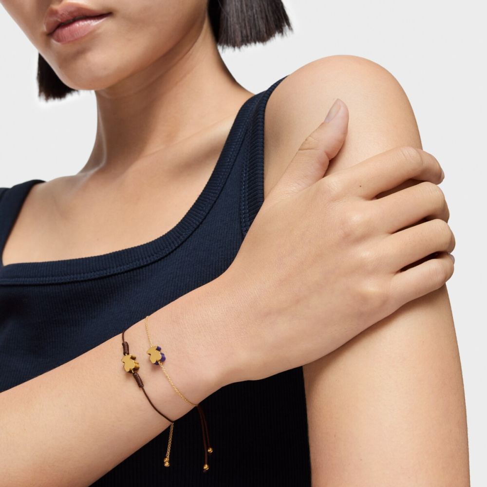 Браслет 1950 из золота с лазуритом фото 6