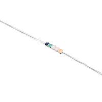 Браслет Mini Color из серебра с камнями